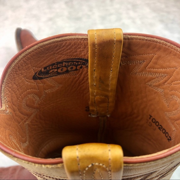 Men’s Lucchese 2000 Boots Leather Western Sz 9.5 D - Picture 8 of 8
